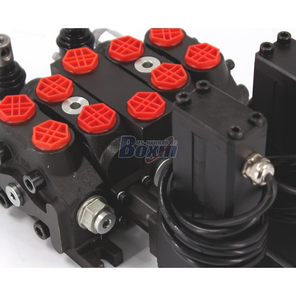 DCV60 Series 2 Spool Electric Control Sectional Directional Control Valve detail image